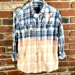 Brand new girls flannel fade shirt